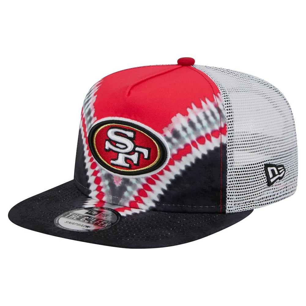 San Francisco 49ers New Era Throwback Dye Golfer Snapback Hat - Scarlet/Black - NFL