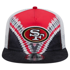 San Francisco 49ers New Era Throwback Dye Golfer Snapback Hat - Scarlet/Black - NFL