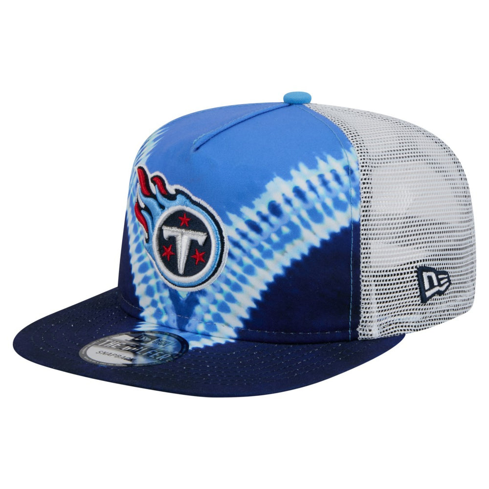 Tennessee Titans New Era Throwback Dye Golfer Snapback Hat - Light Blue/Navy - NFL