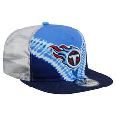 Tennessee Titans New Era Throwback Dye Golfer Snapback Hat - Light Blue/Navy - NFL