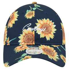 Dallas Cowboys New Era Women's Adventure Sunflower 9TWENTY Adjustable Hat - Navy - NFL