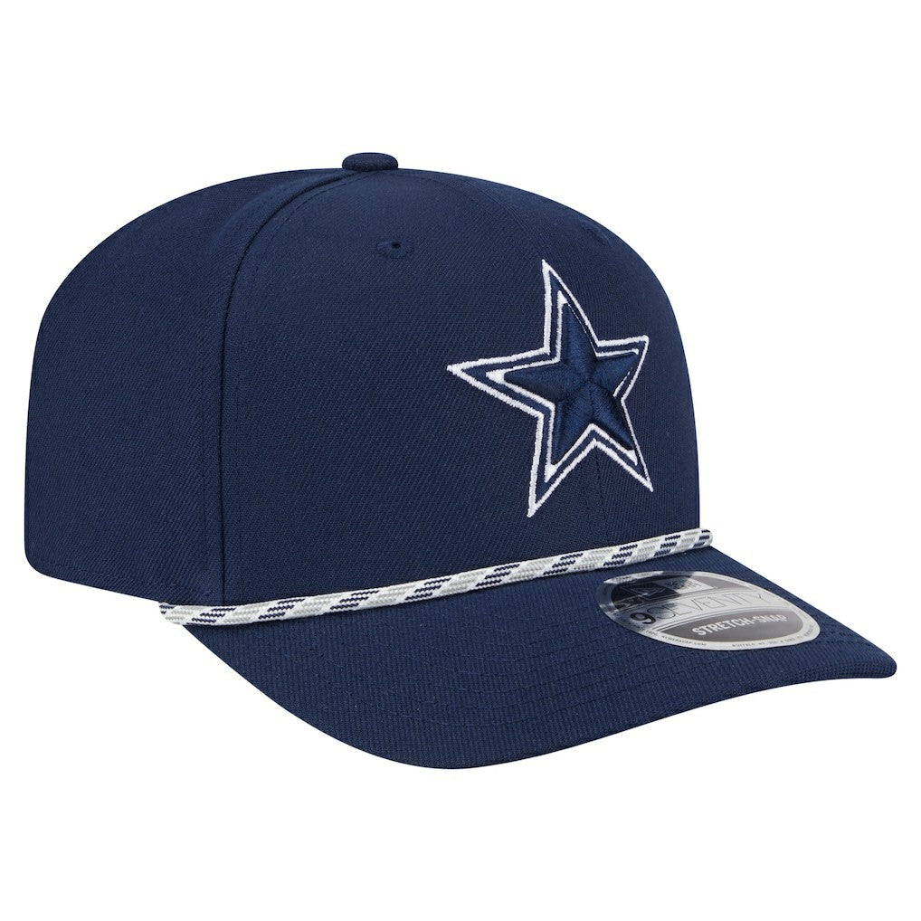 Dallas Cowboys New Era Gameday Multi Rope 9SEVENTY Stretch-Snap Hat - Navy - NFL