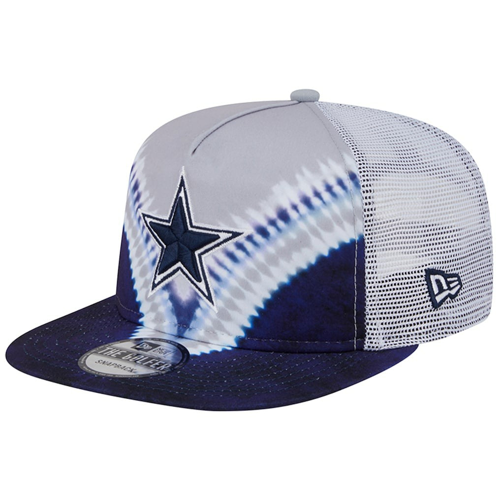 Dallas Cowboys New Era Throwback Dye Golfer Snapback Hat - Gray/Navy - NFL