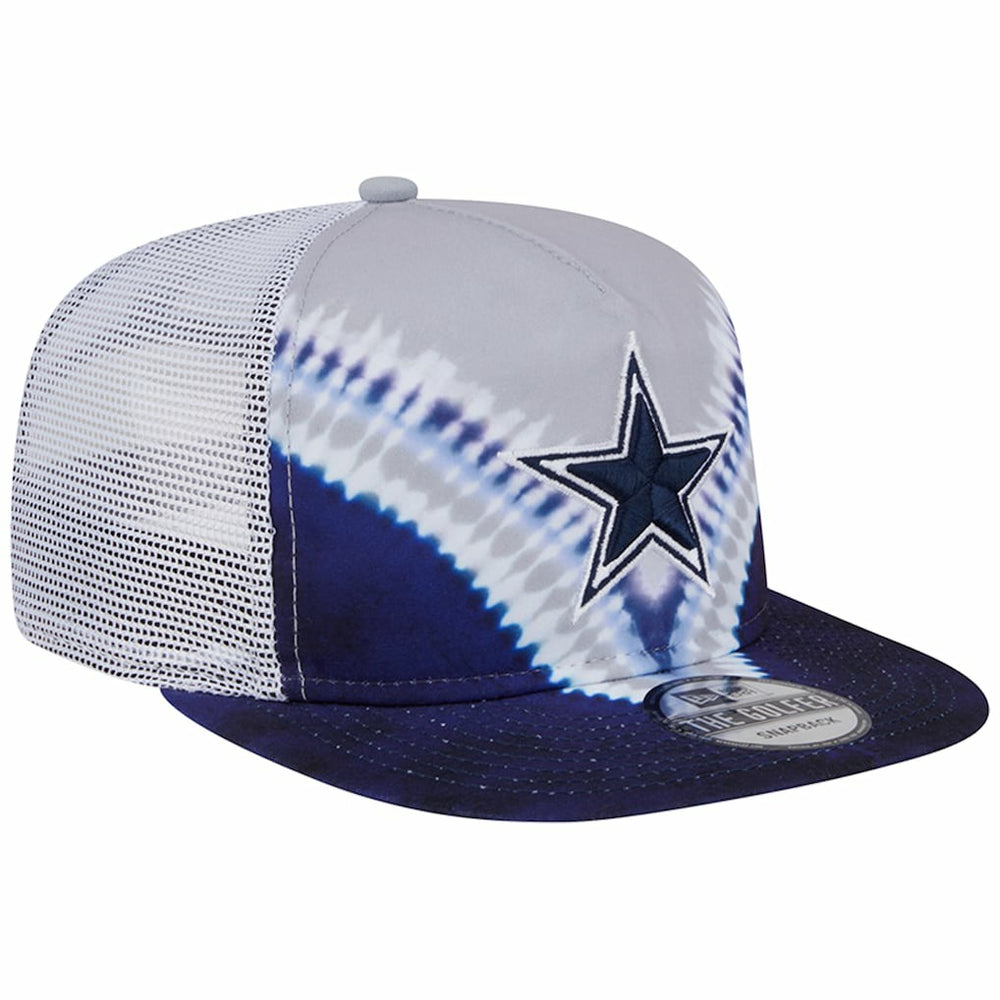 Dallas Cowboys New Era Throwback Dye Golfer Snapback Hat - Gray/Navy - NFL