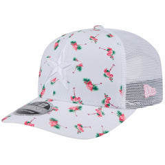Dallas Cowboys New Era Adventure Flamingo Pattern 9SEVENTY Stretch-Snap Hat - White - NFL