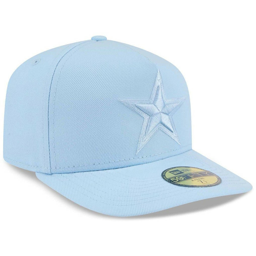 Dallas Cowboys New Era Color Pack A-Frame 59FIFTY Fitted Hat - Light Blue - NFL