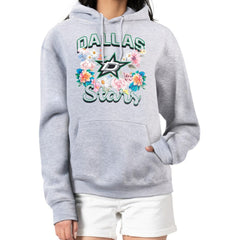 Dallas Stars G-III 4Her by Carl Banks Women's Flower Logo Pullover Hoodie - Heather Gray | NHL sale