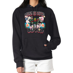 Minnesota Wild G-III 4Her by Carl Banks Women's Flower Logo Pullover Hoodie - Black | NHL on sale