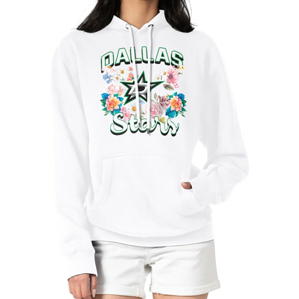 Dallas Stars G-III 4Her by Carl Banks Women's Flower Logo Pullover Hoodie - White | NHL sale