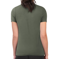 Dallas Stars G-III 4Her by Carl Banks Women's Super-Slim Fit Lightweight Flower Logo T-Shirt - Green | NHL on sale
