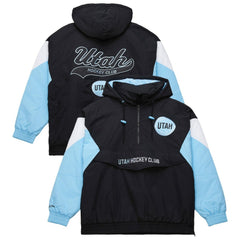 Utah Hockey Club Mitchell & Ness Retro Anorak Half-Zip Jacket - Black | NHL near me