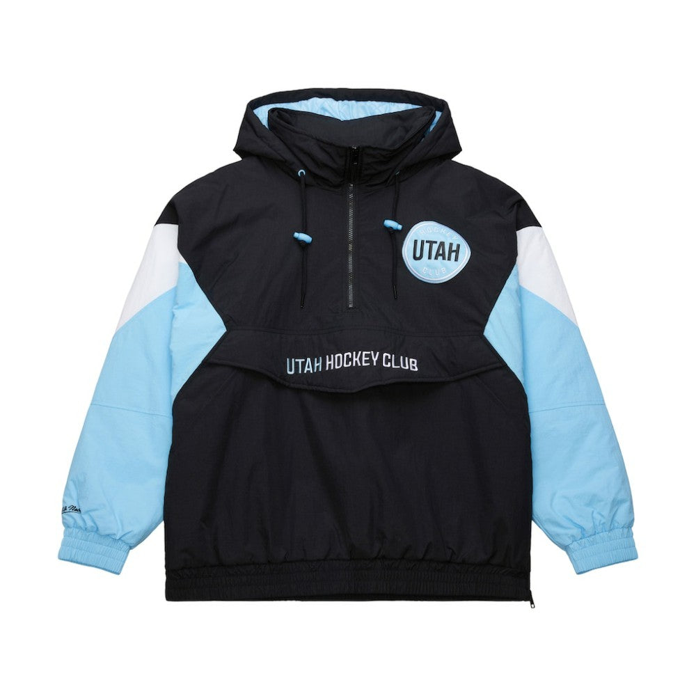 Utah Hockey Club Mitchell & Ness Retro Anorak Half-Zip Jacket - Black | NHL near me