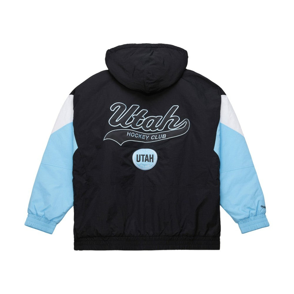 Utah Hockey Club Mitchell & Ness Retro Anorak Half-Zip Jacket - Black | NHL near me