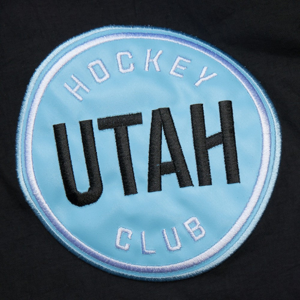 Utah Hockey Club Mitchell & Ness Retro Anorak Half-Zip Jacket - Black | NHL near me