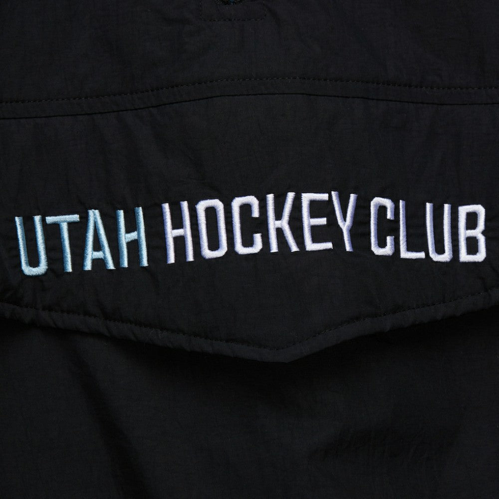 Utah Hockey Club Mitchell & Ness Retro Anorak Half-Zip Jacket - Black | NHL near me