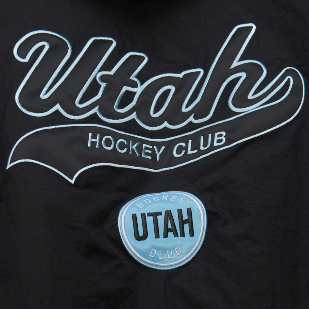Utah Hockey Club Mitchell & Ness Retro Anorak Half-Zip Jacket - Black | NHL near me