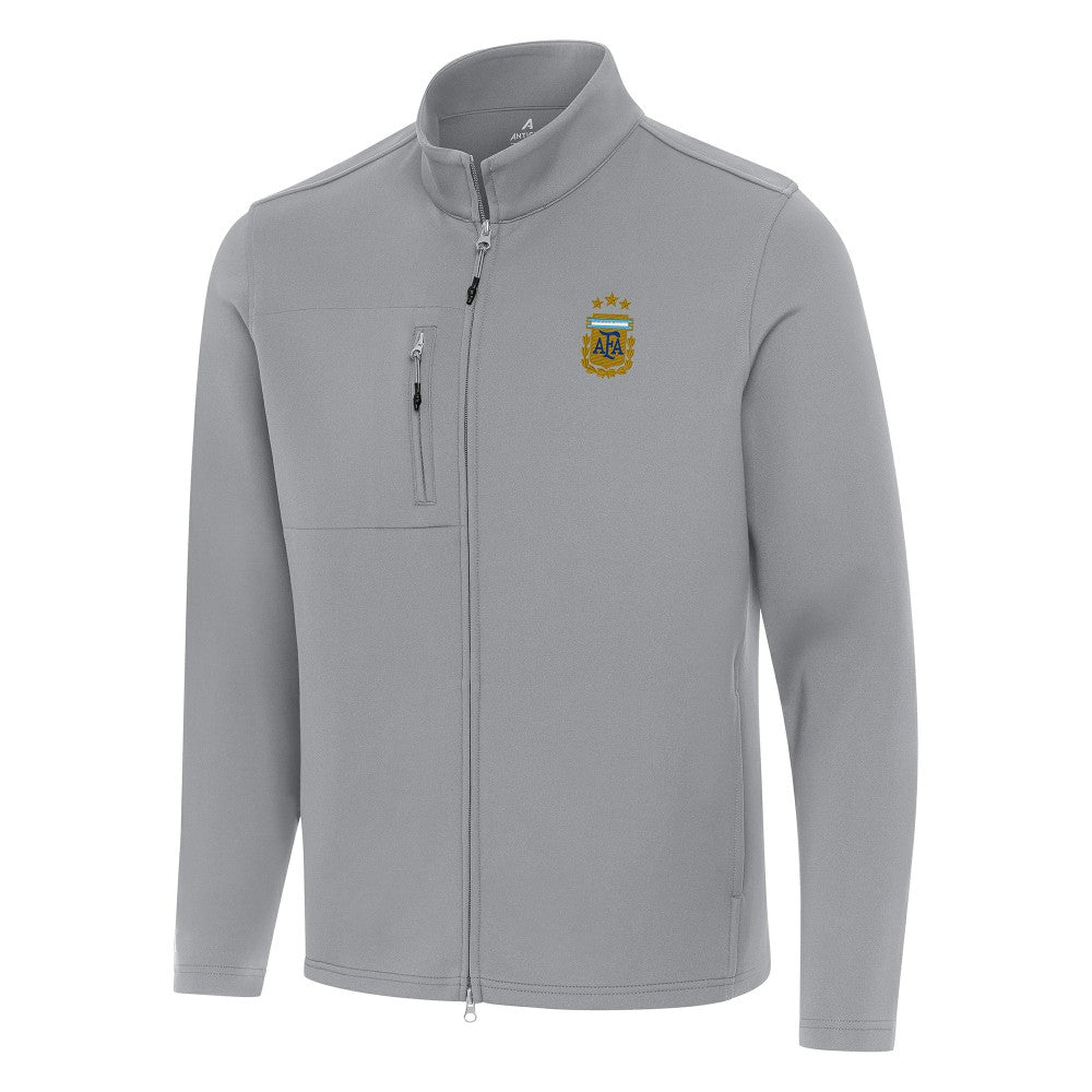 Argentina National Team Antigua Objection Full-Zip Jacket Gray
