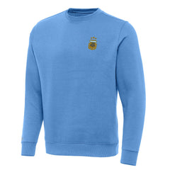 Argentina National Team Antigua Victory Pullover Sweatshirt Powder Blue