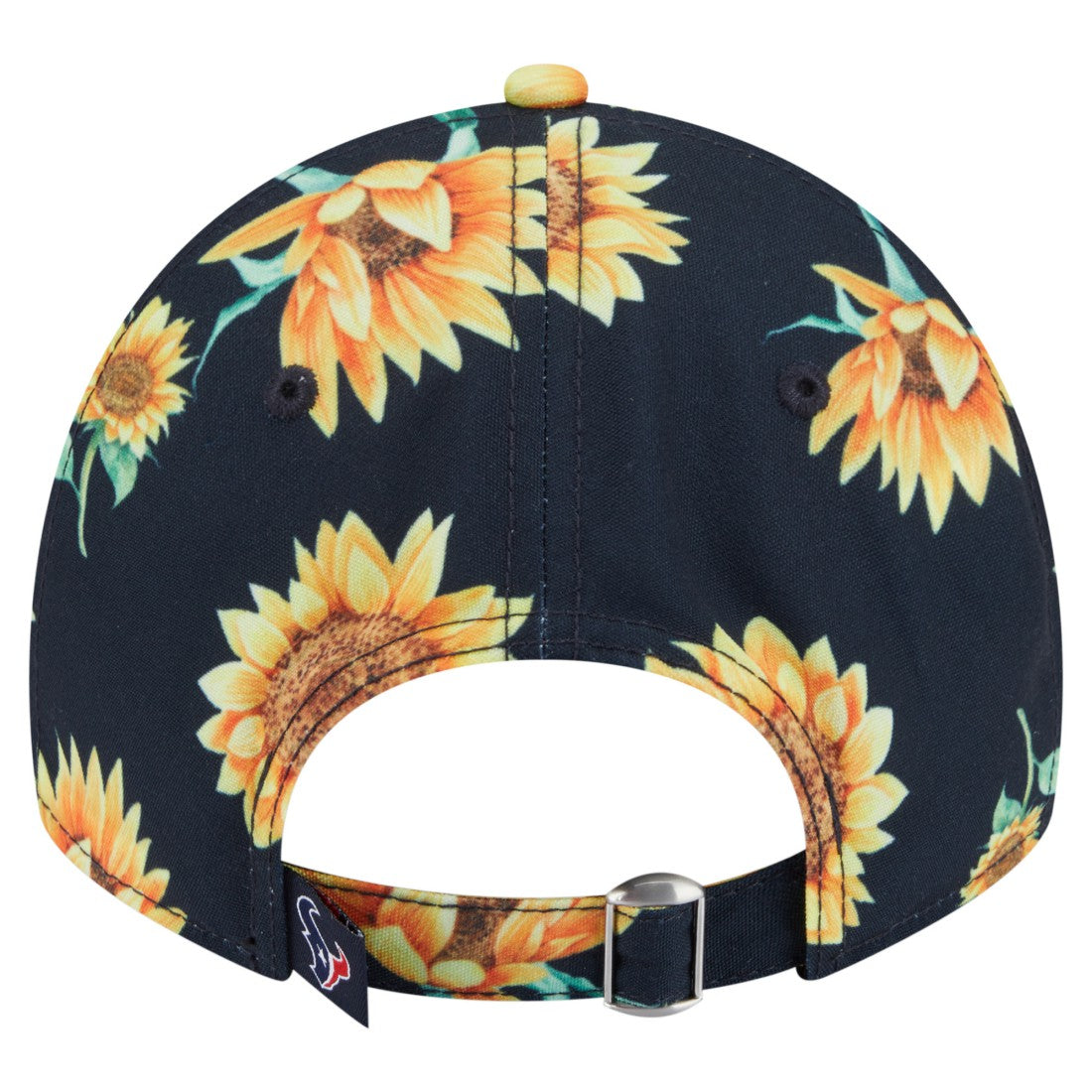Houston Texans New Era Women's Adventure Sunflower 9TWENTY Adjustable Hat - Navy - NFL