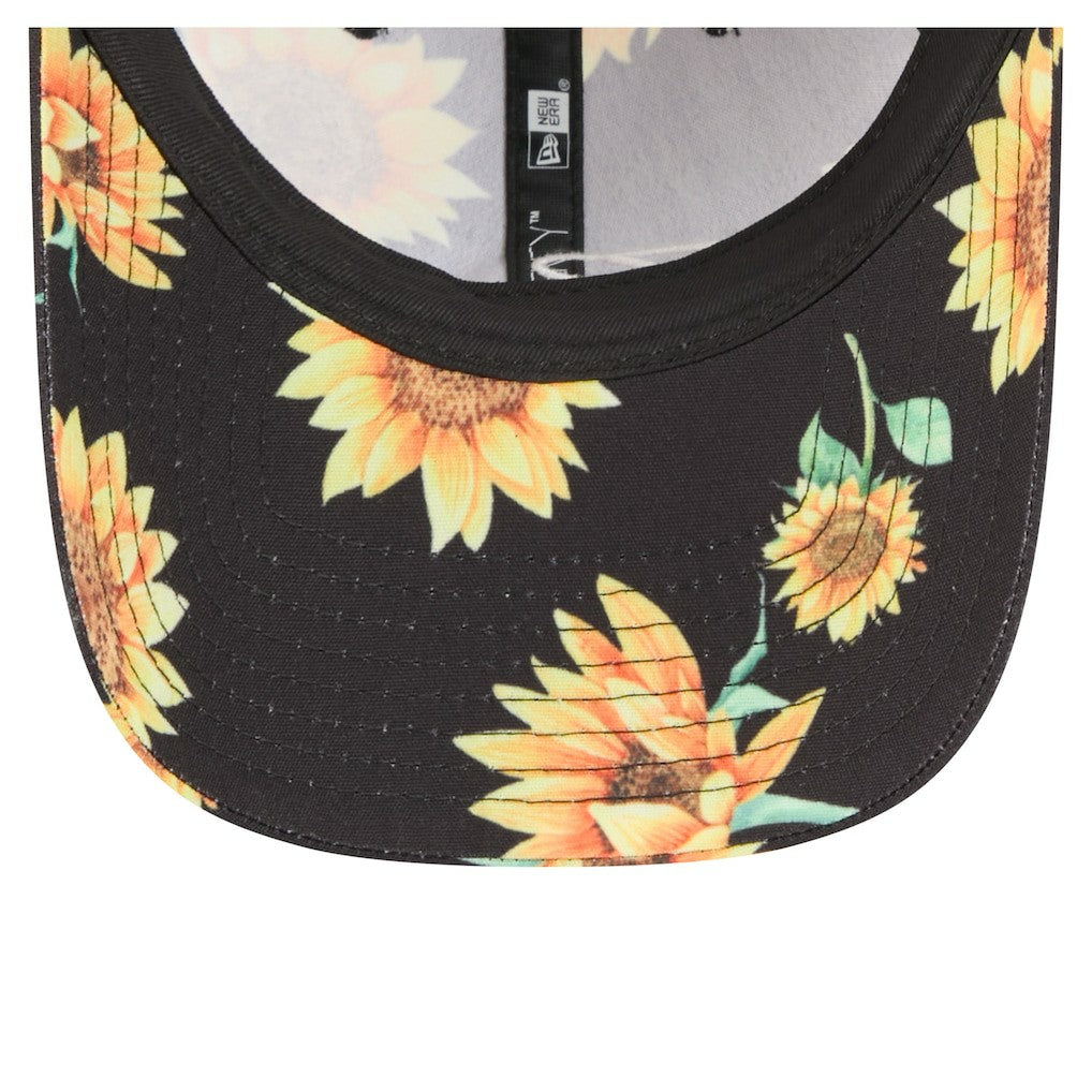 Baltimore Ravens New Era Women's Adventure Sunflower 9TWENTY Adjustable Hat - Black - NFL