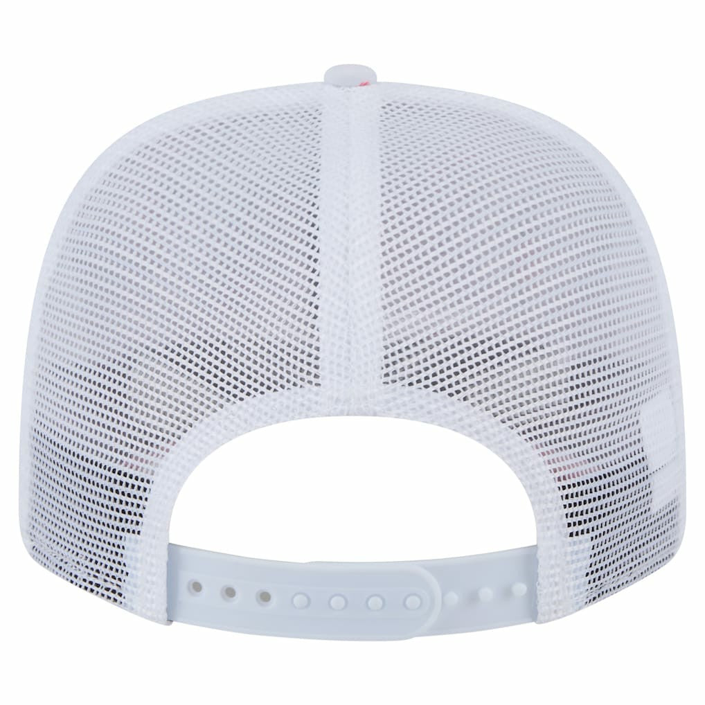 Los Angeles Chargers New Era Adventure Flamingo Pattern 9SEVENTY Stretch-Snap Hat - White - NFL