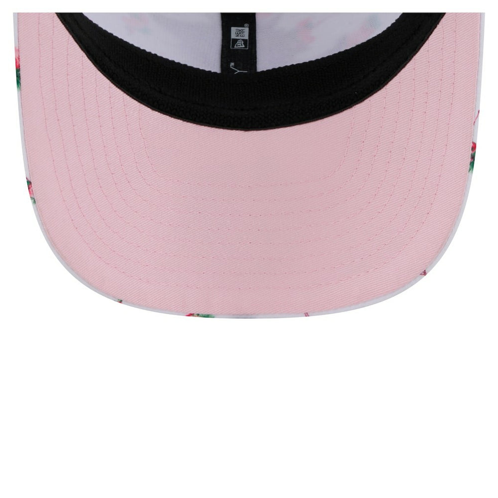 Miami Dolphins New Era Adventure Flamingo Pattern 9SEVENTY Stretch-Snap Hat - White - NFL