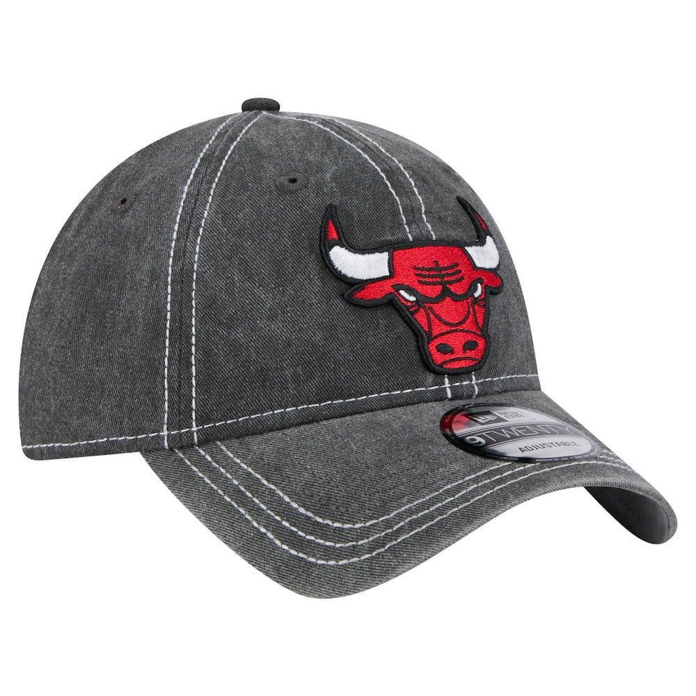 New Era Chicago Bulls Pigment Dyed 9TWENTY Adjustable Hat Black