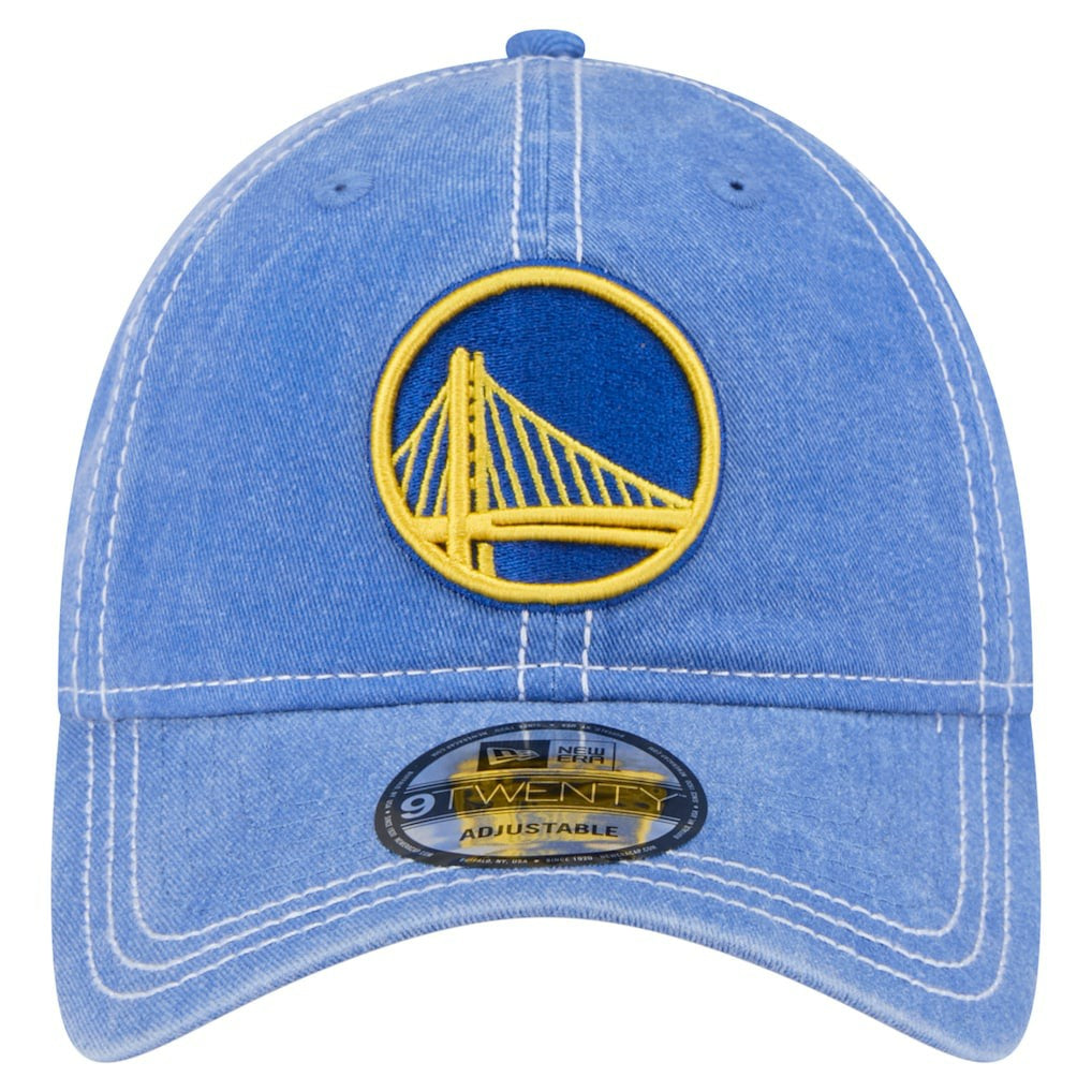 New Era Golden State Warriors Pigment Dyed 9TWENTY Adjustable Hat Royal