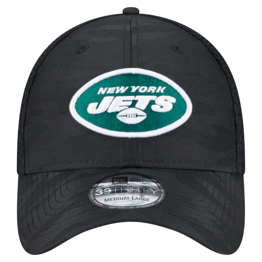 New York Jets New Era Active Camo 39THIRTY Flex Hat - Black - NFL