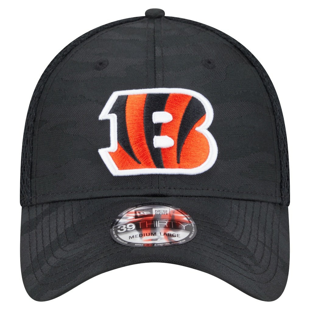 Cincinnati Bengals New Era Active Camo 39THIRTY Flex Hat - Black - NFL