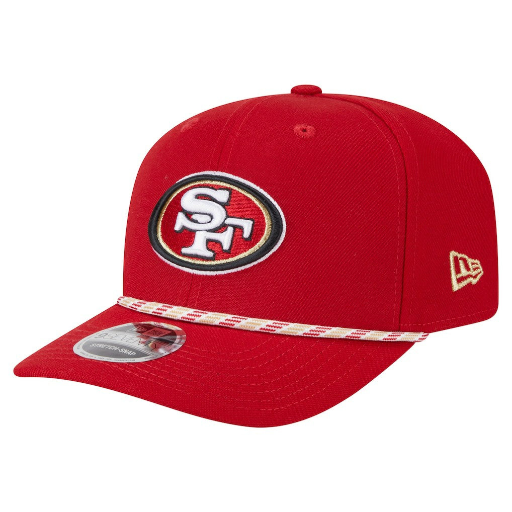 San Francisco 49ers New Era Gameday Multi Rope 9SEVENTY Stretch-Snap Hat - Scarlet - NFL
