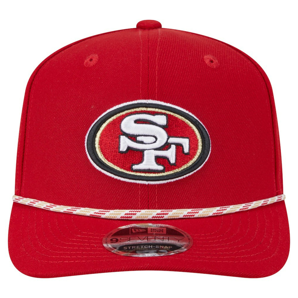 San Francisco 49ers New Era Gameday Multi Rope 9SEVENTY Stretch-Snap Hat - Scarlet - NFL