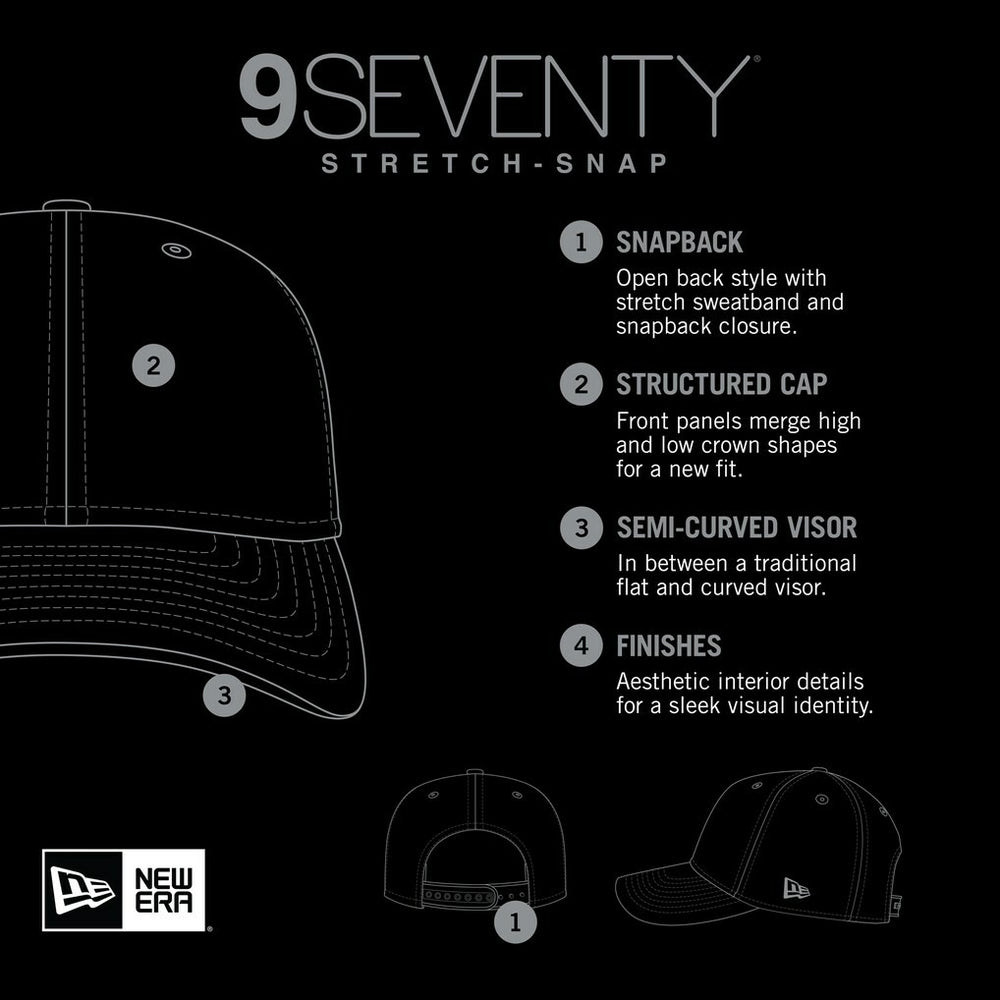 San Francisco 49ers New Era Gameday Multi Rope 9SEVENTY Stretch-Snap Hat - Scarlet - NFL