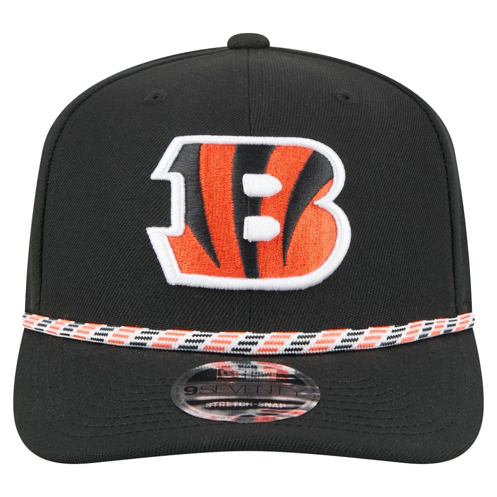 Cincinnati Bengals New Era Gameday Multi Rope 9SEVENTY Stretch-Snap Hat - Black - NFL