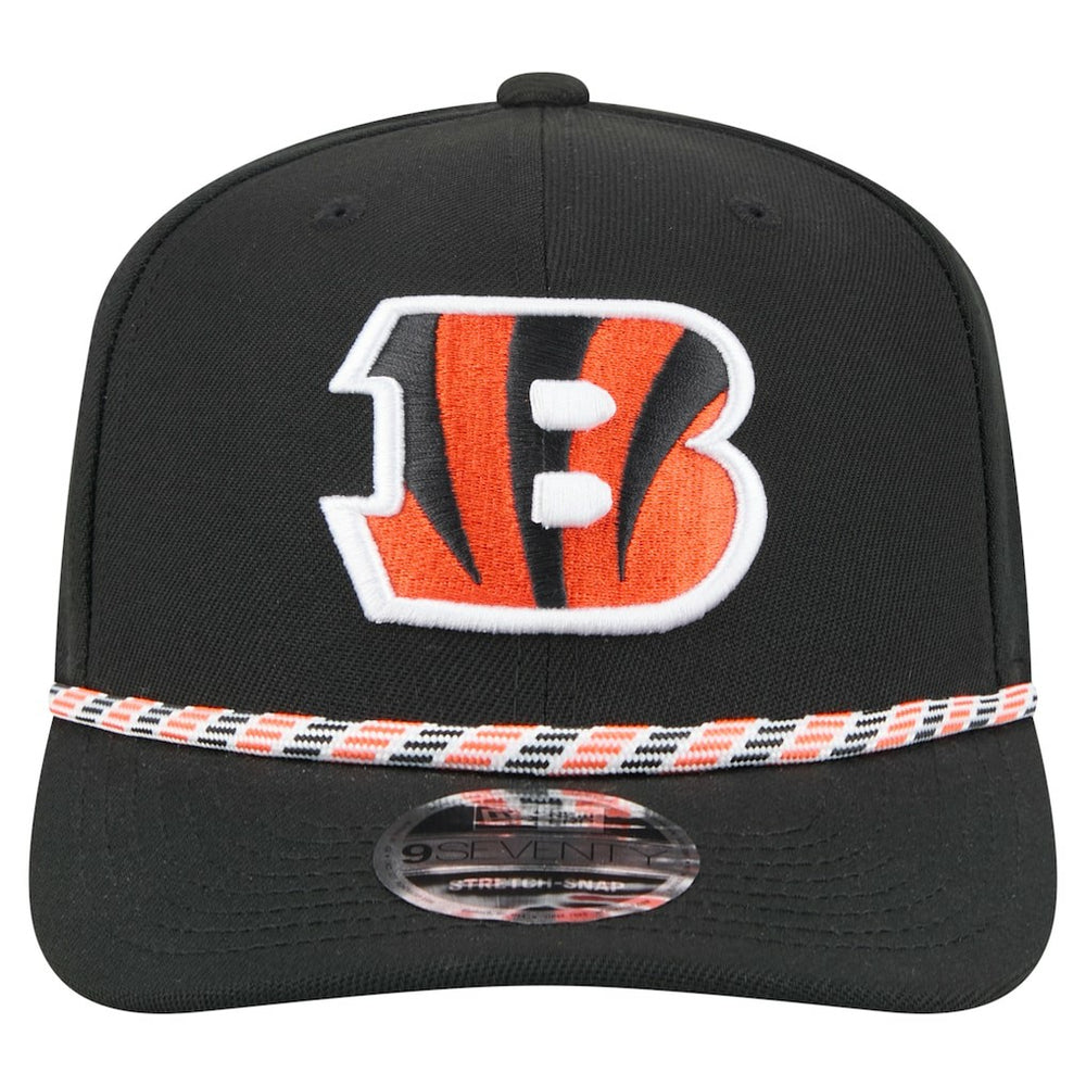 Cincinnati Bengals New Era Gameday Multi Rope 9SEVENTY Stretch-Snap Hat - Black - NFL