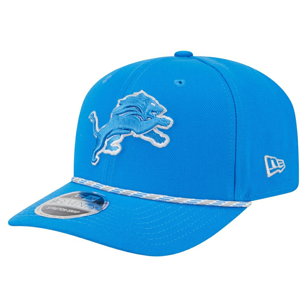 Detroit Lions New Era Gameday Multi Rope 9SEVENTY Stretch-Snap Hat - Blue - NFL