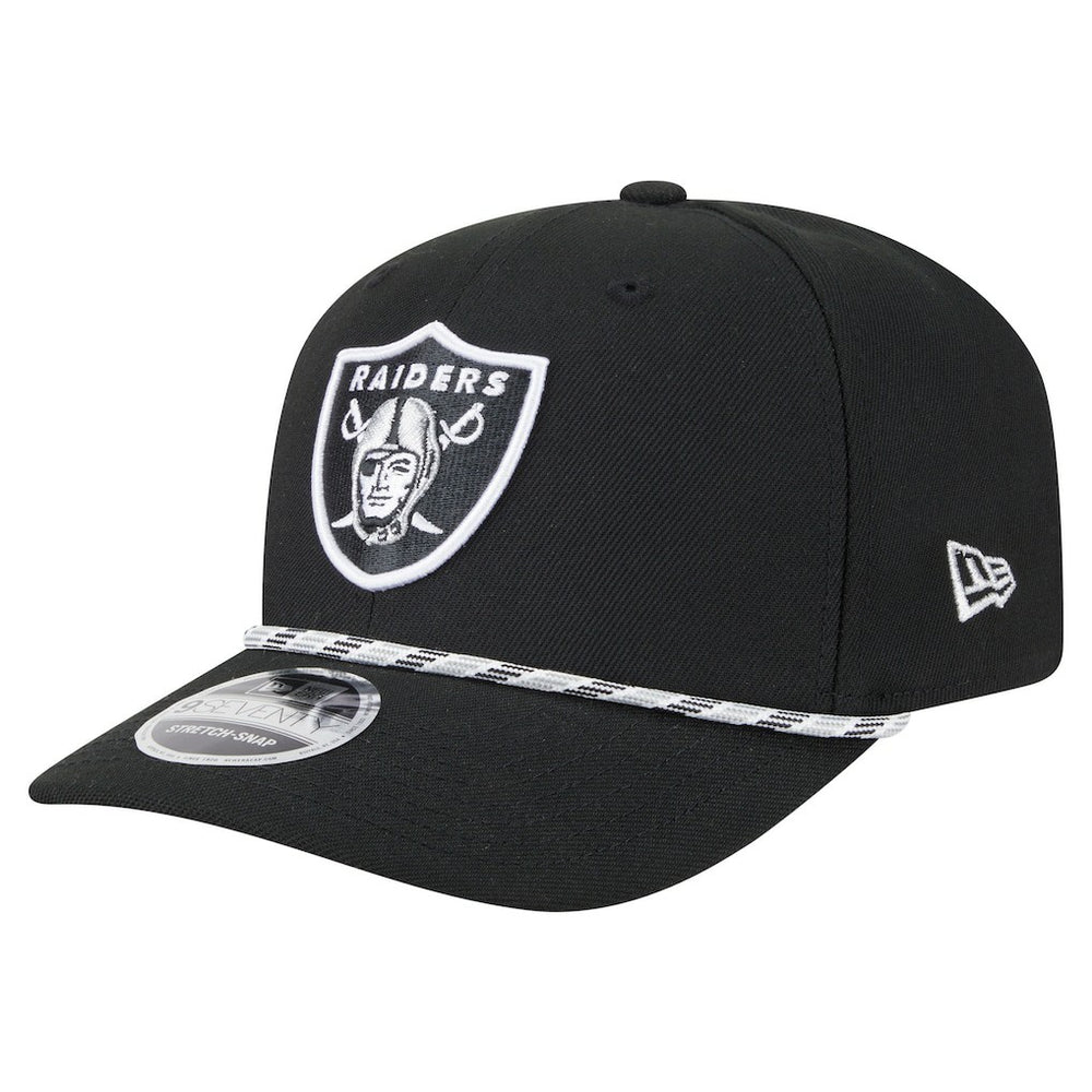 Las Vegas Raiders New Era Gameday Multi Rope 9SEVENTY Stretch-Snap Hat - Black - NFL