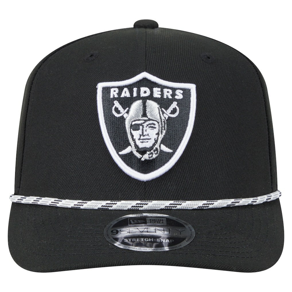 Las Vegas Raiders New Era Gameday Multi Rope 9SEVENTY Stretch-Snap Hat - Black - NFL