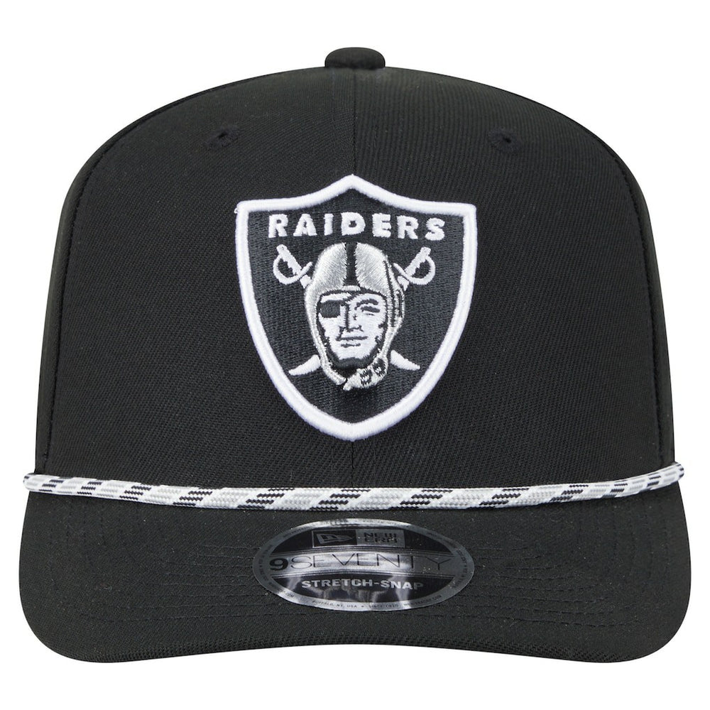 Las Vegas Raiders New Era Gameday Multi Rope 9SEVENTY Stretch-Snap Hat - Black - NFL