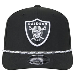 Las Vegas Raiders New Era Gameday Multi Rope 9SEVENTY Stretch-Snap Hat - Black - NFL