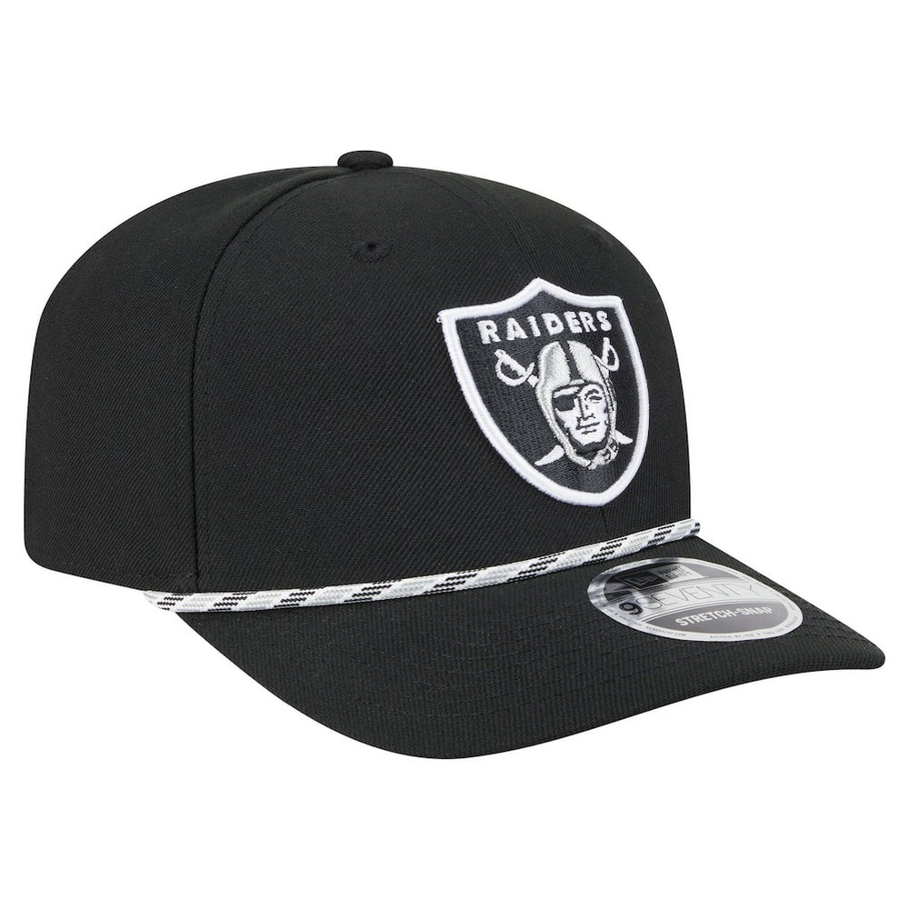 Las Vegas Raiders New Era Gameday Multi Rope 9SEVENTY Stretch-Snap Hat - Black - NFL