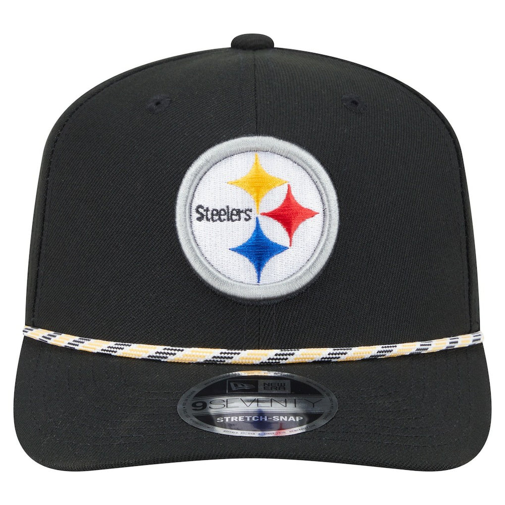 Pittsburgh Steelers New Era Gameday Multi Rope 9SEVENTY Stretch-Snap Hat - Black - NFL