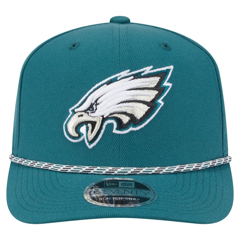 Philadelphia Eagles New Era Gameday Multi Rope 9SEVENTY Stretch-Snap Hat - Midnight Green - NFL