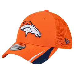 Denver Broncos New Era Game Day Linear 39THIRTY Flex Hat - Orange - NFL