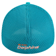 Miami Dolphins New Era Game Day Linear 39THIRTY Flex Hat - Aqua - NFL