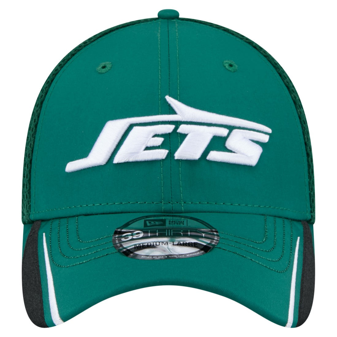 New York Jets New Era Game Day Linear 39THIRTY Flex Hat - Green - NFL