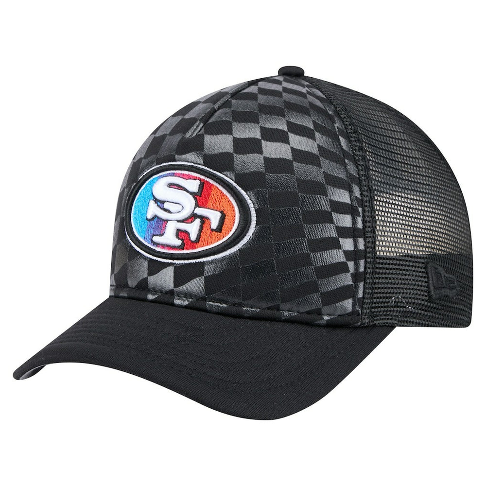 San Francisco 49ers New Era Gradient 9FORTY Adjustable Hat - Black - NFL