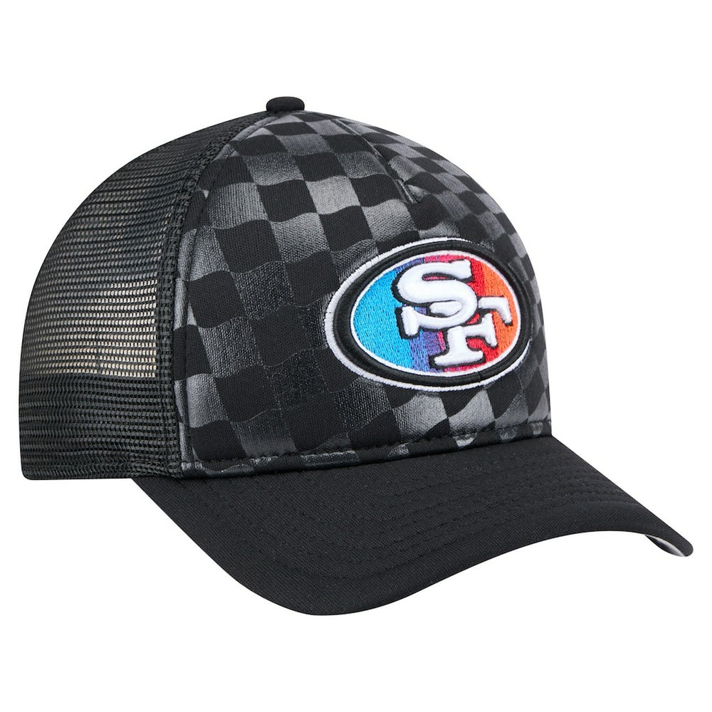 San Francisco 49ers New Era Gradient 9FORTY Adjustable Hat - Black - NFL