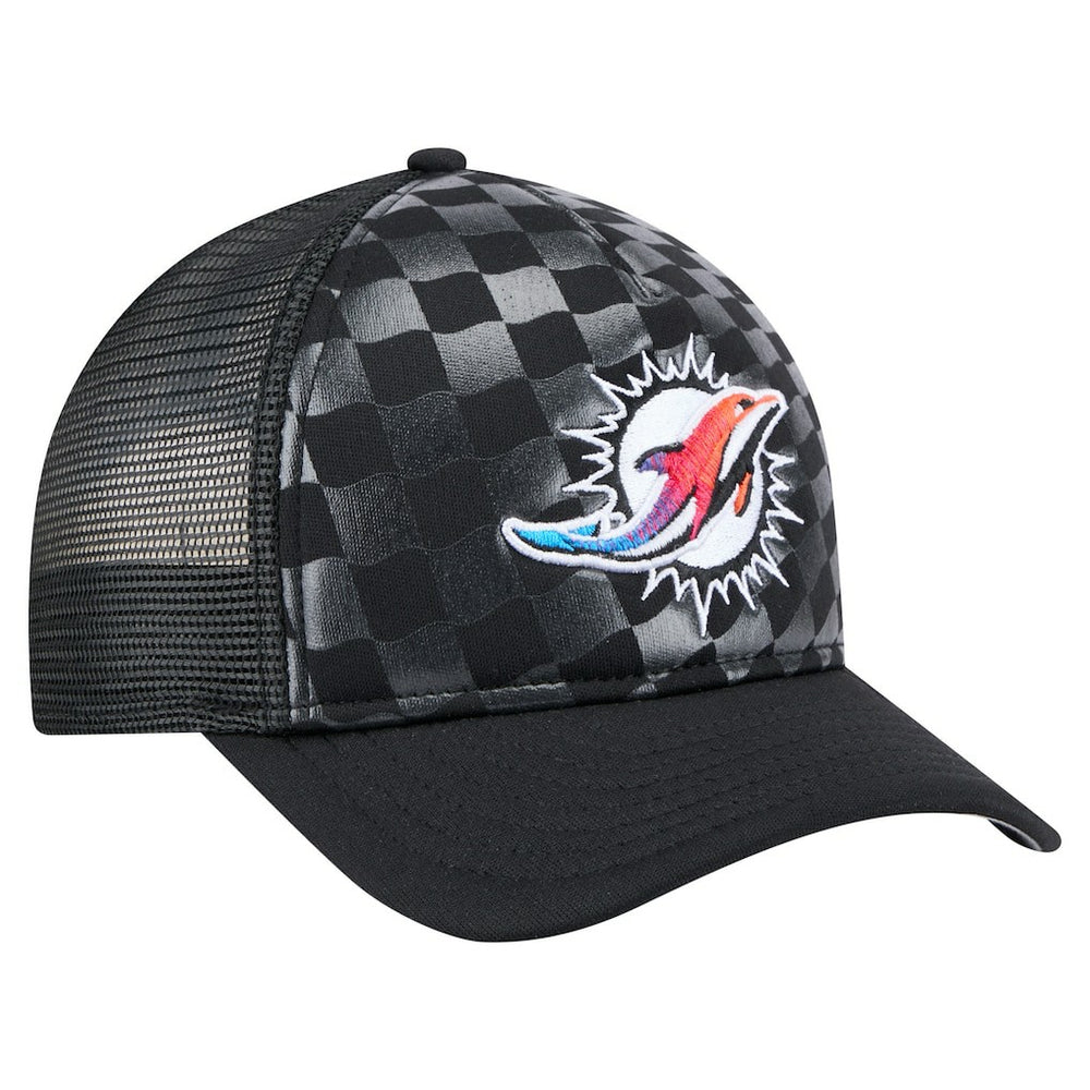 Miami Dolphins New Era Gradient 9FORTY Adjustable Hat - Black - NFL