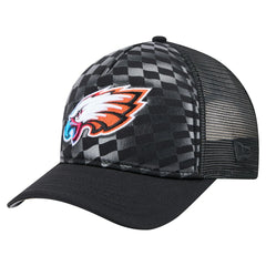Philadelphia Eagles New Era Gradient 9FORTY Adjustable Hat - Black - NFL